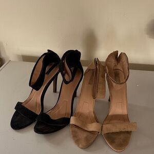 Black & Nude heels